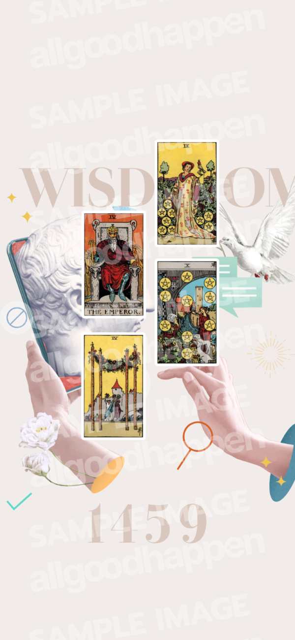 วอลเปเปอร์ไพ่ทาโรต์ wisdom